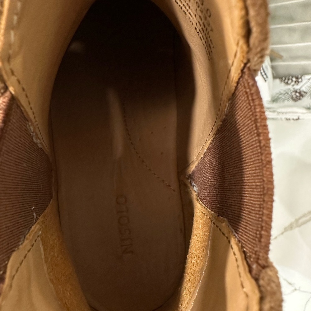 Nisolo Eva Everyday Chelsea Boots. Women’s size 6 M. Color Taupe Suede. - Picture 7 of 11